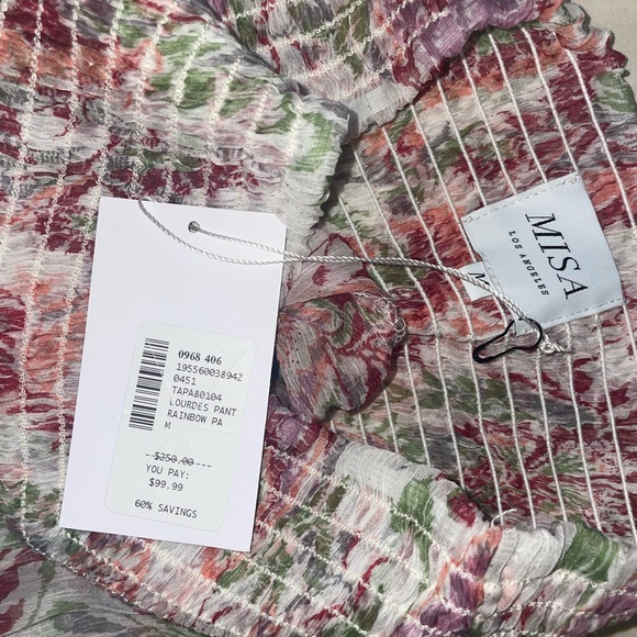 Misa Los Angeles Lourdes Paisley Tapered Pants - Picture 5 of 7